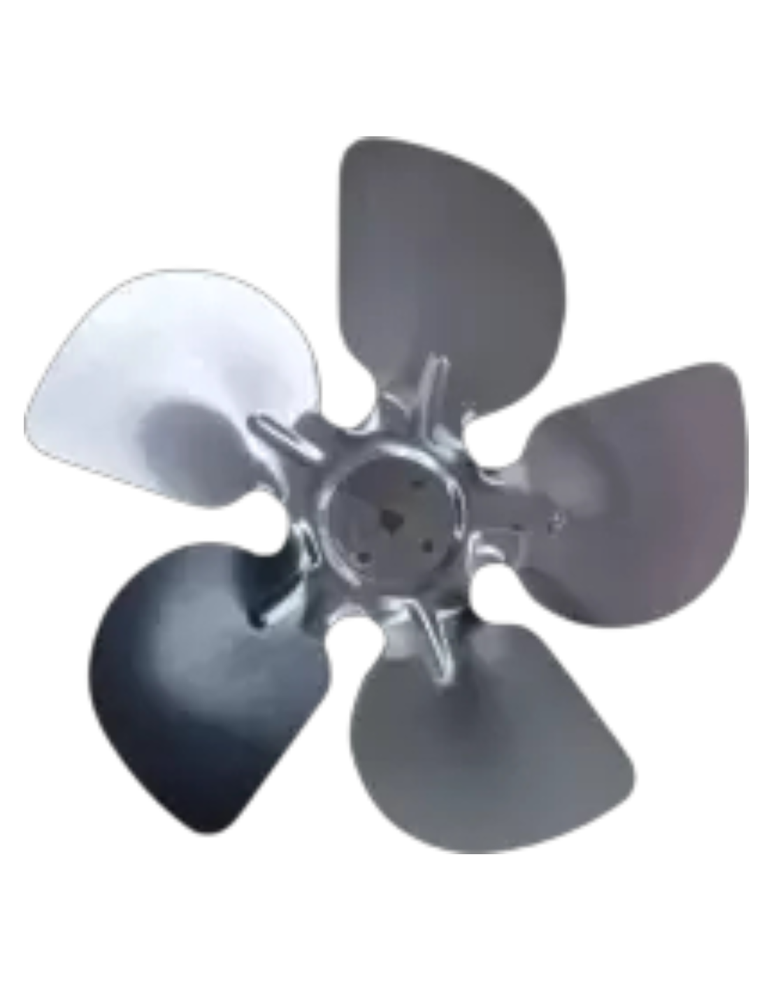 Aspa de motor RC Frío Asistencias, repuesto de repuestos para modelos de vehículos RC, con detalles metálicos y tamaño compacto.