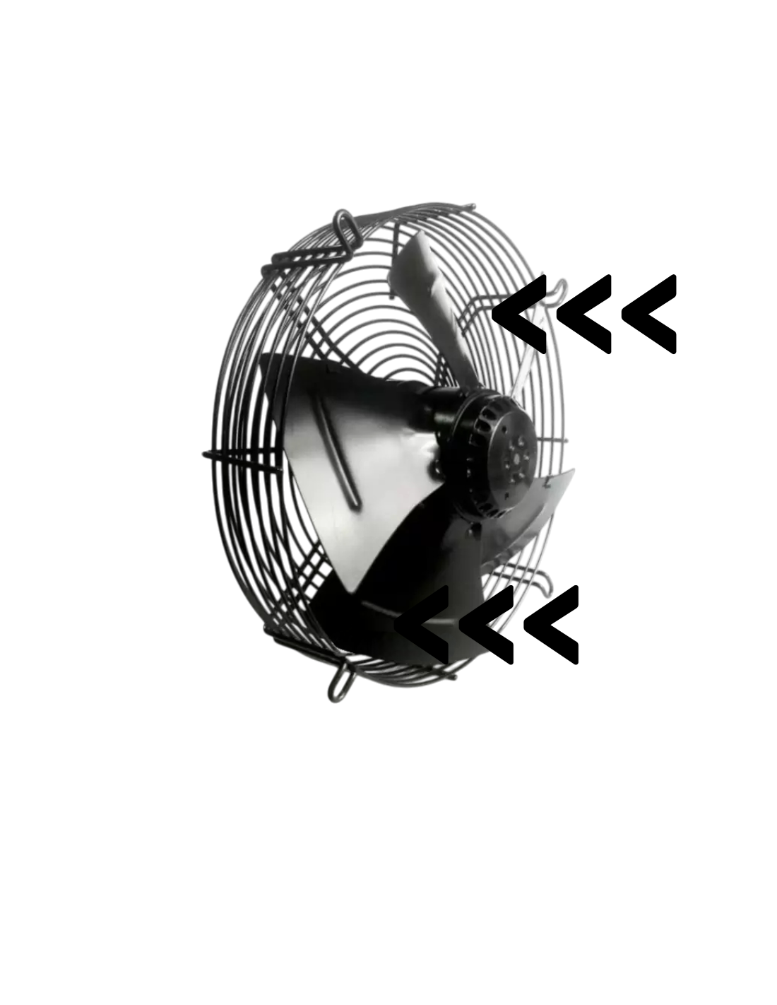 Ventilador axial de RC Frío Asistencias con rejilla para refrigeración, extractor de aire para sistemas de enfriamiento.