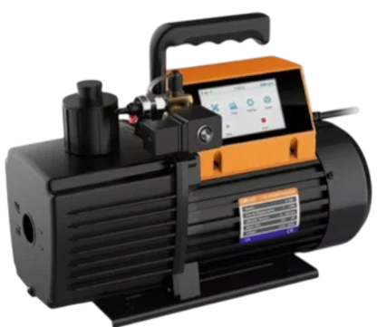 Bomba de vacío para refrigeración, color negro con panel digital, equipo de climatización