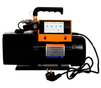 Bomba de vacío profesional para sistemas de refrigeración y aire acondicionado, con panel digital