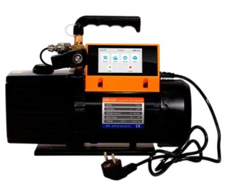 Bomba de vacío profesional para sistemas de refrigeración y aire acondicionado, con panel digital