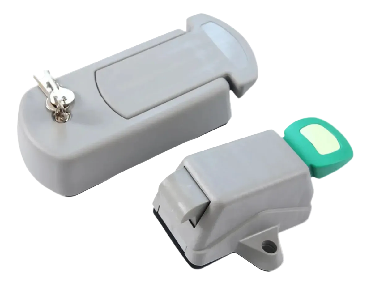 Cerrajería para puerta de cámara frigorífica RC Frío Asistencias, cerradura estilo tortuga con llave, herraje de seguridad para frigoríficos
