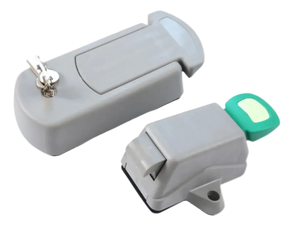 Cerrajería para puerta de cámara frigorífica RC Frío Asistencias, cerradura estilo tortuga con llave, herraje de seguridad para frigoríficos