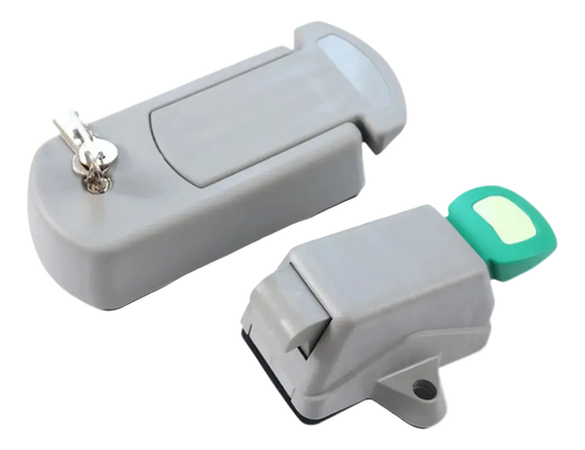 Cerrajería para puerta de cámara frigorífica RC Frío Asistencias, cerradura estilo tortuga con llave, herraje de seguridad para frigoríficos