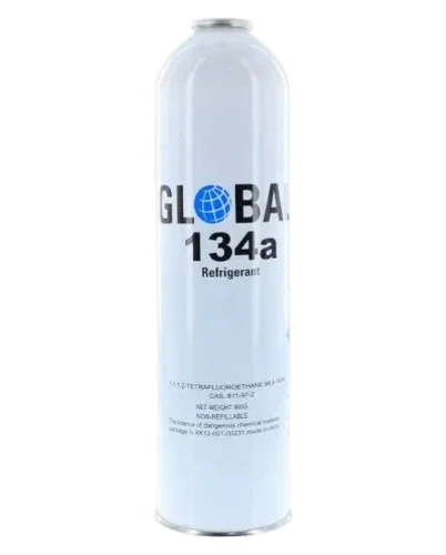 Cilindro de gas refrigerante R134a para equipos de aire acondicionado y refrigeración comercial