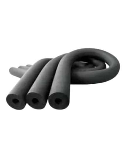 Aislación térmica para tubería de 9mm x 2m, resistente a UV y corrosión, de la marca RC Frío Asistencias, mostrada en la imagen.