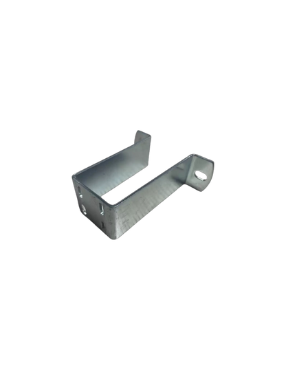 Soporte para ventilador de repuestos de la marca RC Frío Asistencias, muestra estructura metálica para fijación.
