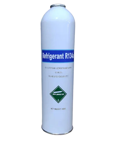 Envase de gas refrigerante R134a para aire acondicionado y refrigeración comercial
