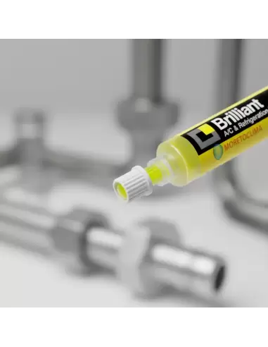 Detectores fluorescentes UV de fuga de refrigerante Brilliant de Errecom, herramienta de diagnóstico para detectar fugas con luz ultravioleta.